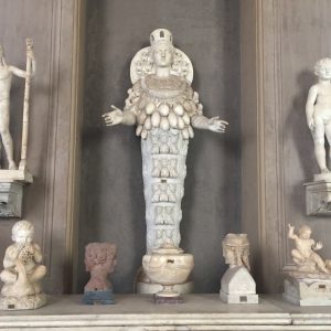 Statuary in the Vatican Museum.