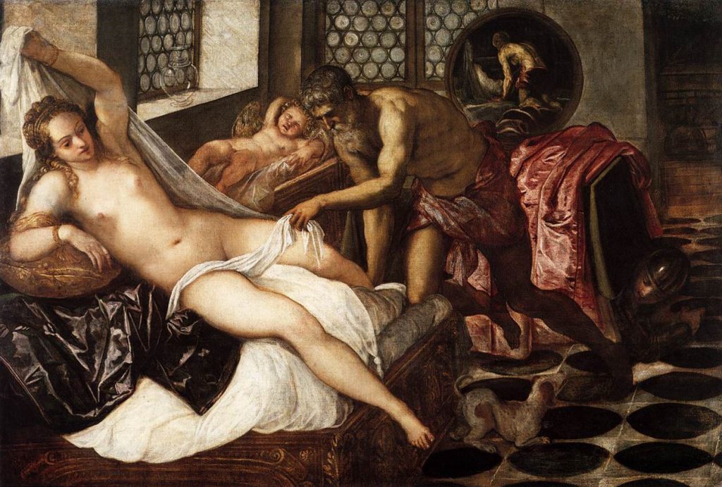 Jacopo Tintoretto, Venus and Mars Surprised by Vulcan, Alte Pinakothek 